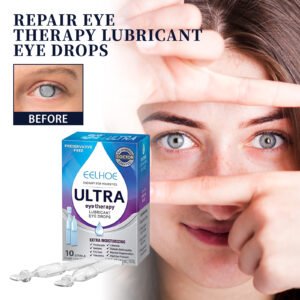 EELHOE Eye Drops - Relieve Redness, Dryness & Blurred Vision with Moisturizing Eye Care Solution
