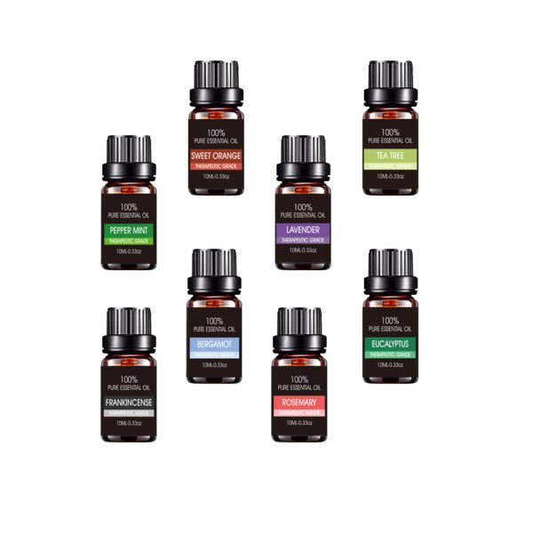 Organic Essential Oils Set – Therapeutic Grade Aromatherapy Kit | Natural Diffuser Oil Gift Set