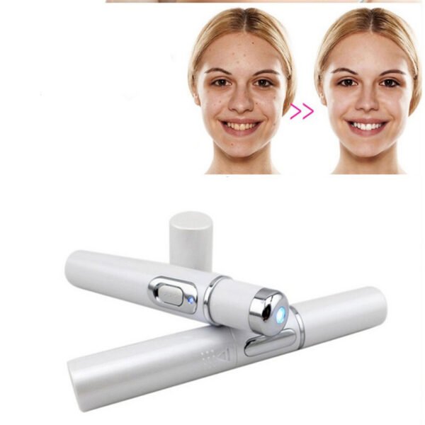 Wrinkle Blemish Remover Pen - Acne Scar & Pore Minimizing Device with Blue Light Therapy - Image 6