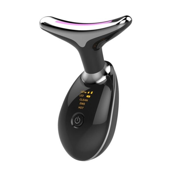 EMS Thermal Neck Massager - Microcurrent Wrinkle Remover with LED Photon Therapy for Lifting & Tightening - Image 5