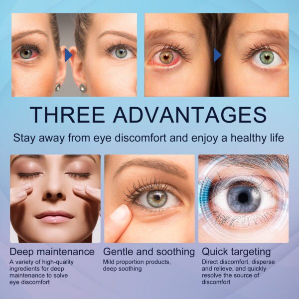 EELHOE Eye Drops - Relieve Redness, Dryness & Blurred Vision with Moisturizing Eye Care Solution - Image 2