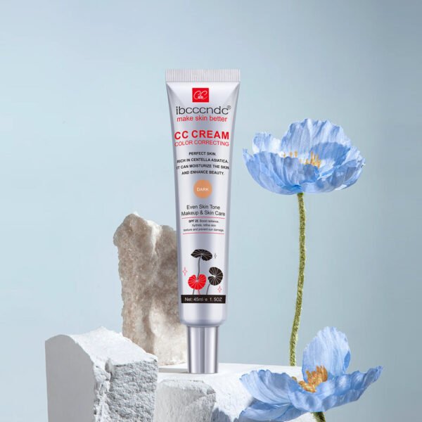 Moisturizing CC Cream - Waterproof Anti-Sweat Makeup with Color Correction & Skin Protection - Image 8