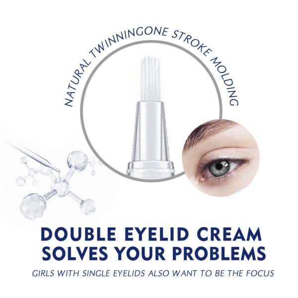 Double Eyelid Cream – Invisible, Waterproof, & Long-Lasting | Natural Eye Lift Solution - Image 3