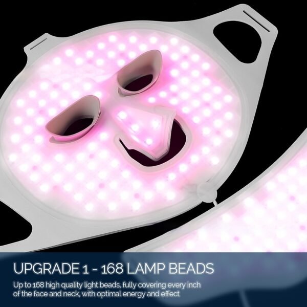 7-Color LED Phototherapy Silicone Mask - For Home Skin Rejuvenation & Acne Treatment - Image 3