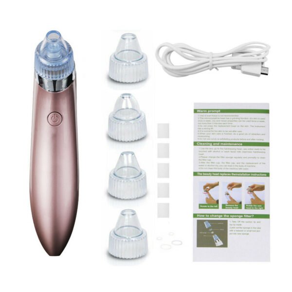 Electric Blackhead Remover - Pore Vacuum Cleaner with Diamond Dermabrasion for Deep Cleansing & Acne Removal - Image 5