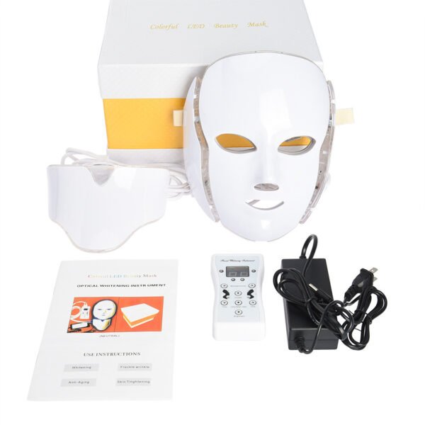 Anti Acne LED Mask Spectrometer - Infrared & Color Light Therapy for Home Use - Image 4